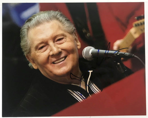 Jerry Lee Lewis Signed Autographed Glossy 8x10 Photo - COA Matching Holograms