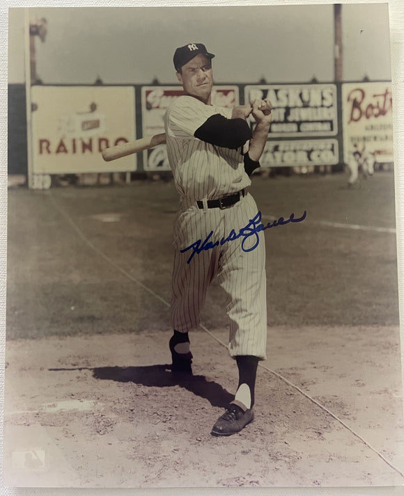 Hank Bauer (d. 2007) Signed Autographed Glossy 8x10 Photo - New York Yankees