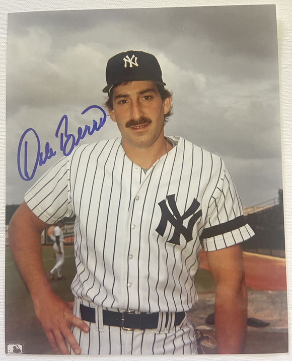 Dale Berra Signed Autographed Glossy 8x10 Photo - New York Yankees