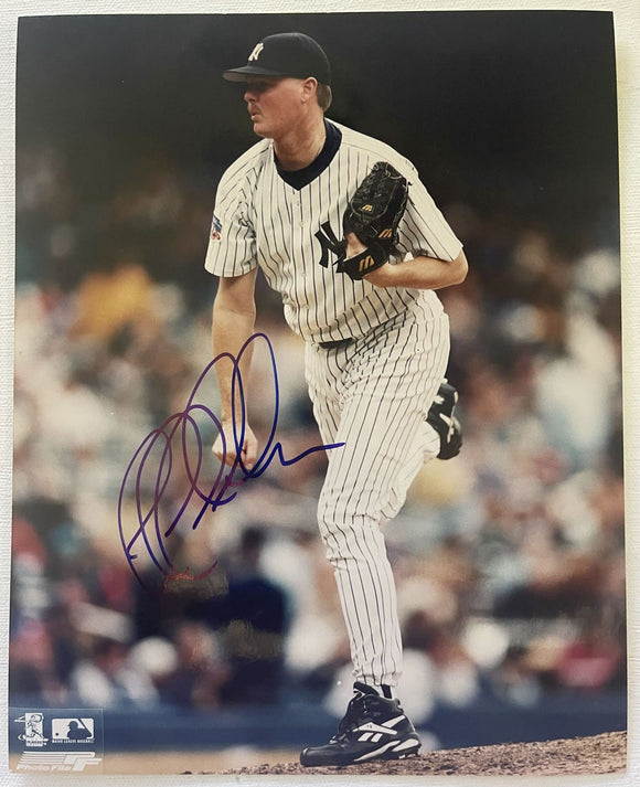 Jeff Nelson Signed Autographed Glossy 8x10 Photo - New York Yankees