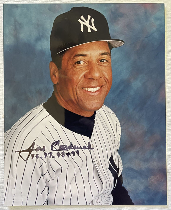 Jose Cardenal Signed Autographed Glossy 8x10 Photo - New York Yankees