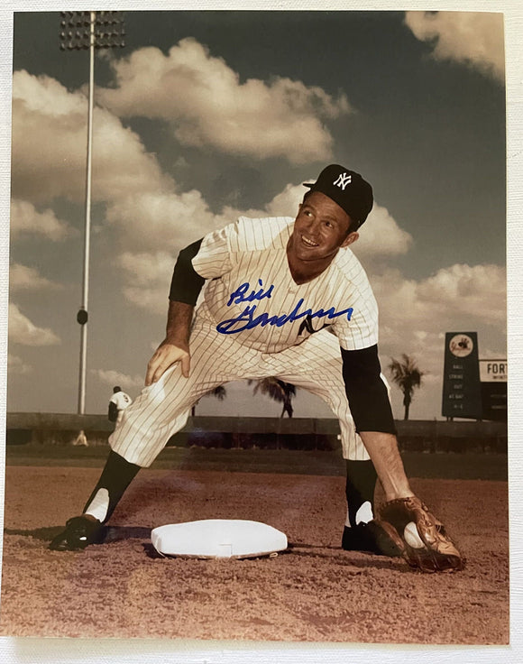 Billy Gardner Signed Autographed Glossy 8x10 Photo - New York Yankees