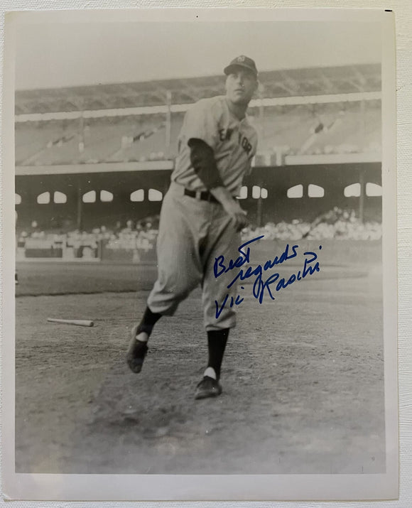 Vic Raschi (d. 1988) Signed Autographed Vintage Glossy 8x10 Photo - New York Yankees