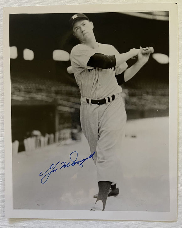 Gil McDougald (d. 2010) Signed Autographed Vintage Glossy 8x10 Photo - New York Yankees