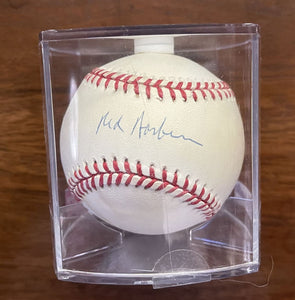 Red Barber (d. 1992) Signed Autographed Official National League (ONL) Baseball - New York Yankees, Brooklyn Dodgers