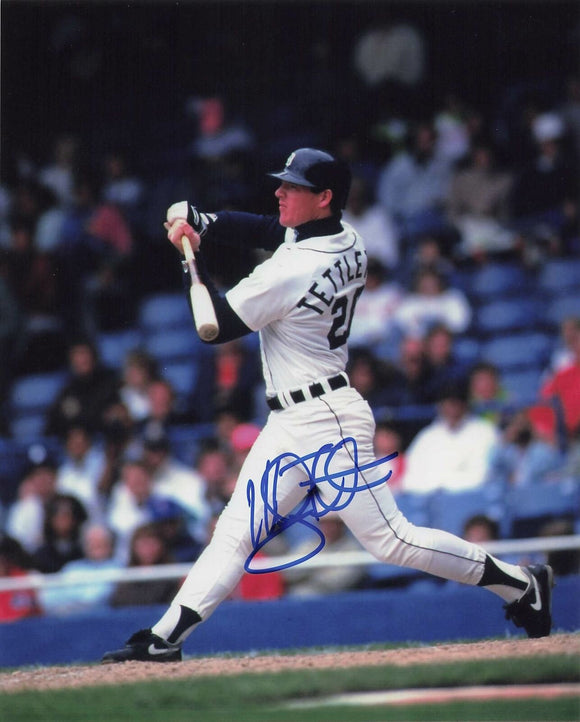 Mickey Tettleton Signed Autographed Glossy 8x10 Photo - Detroit Tigers