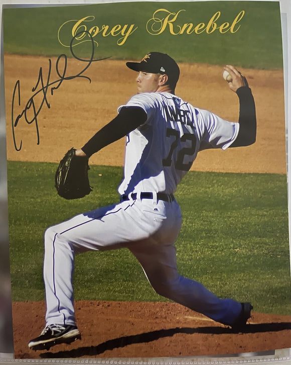 Corey Knebel Signed Autographed Glossy 8x10 Photo - Detroit Tigers