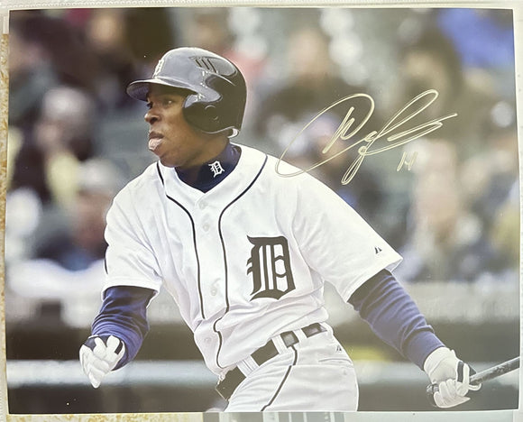 Austin Jackson Signed Autographed Glossy 8x10 Photo - Detroit Tigers