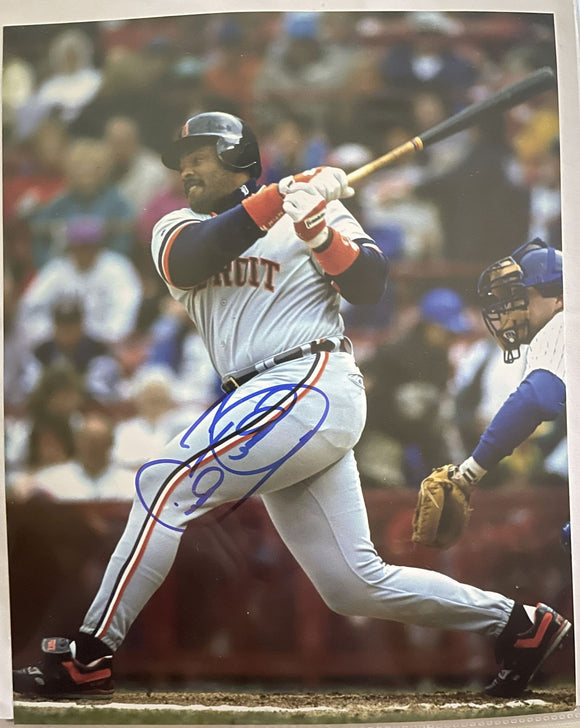 Cecil Fielder Signed Autographed Glossy 8x10 Photo - Detroit Tigers