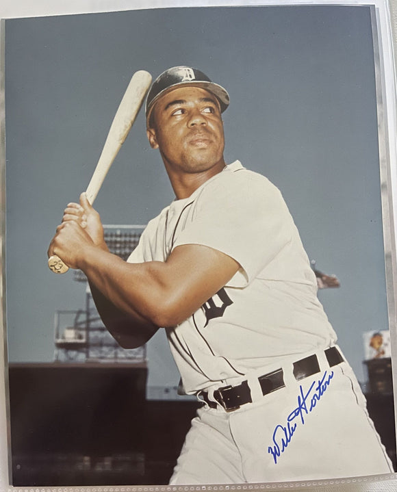 Willie Horton Signed Autographed Glossy 8x10 Photo - Detroit Tigers
