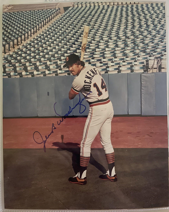 John Wockenfuss (d. 2022) Signed Autographed Glossy 8x10 Photo - Detroit Tigers