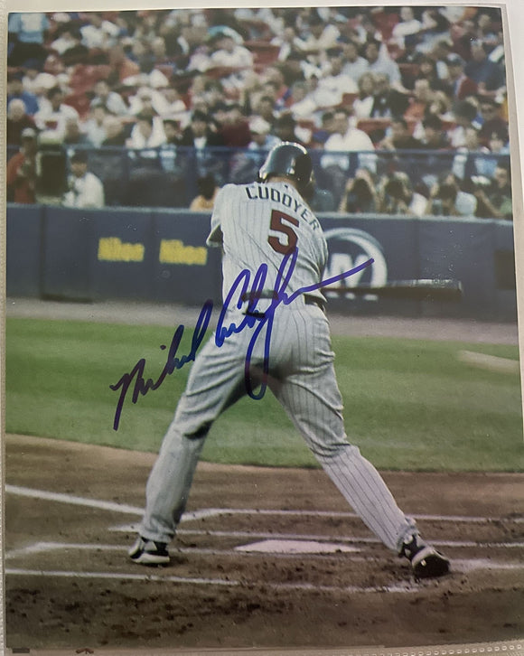 Michael Cuddyer Signed Autographed Glossy 8x10 Photo - Minnesota Twins