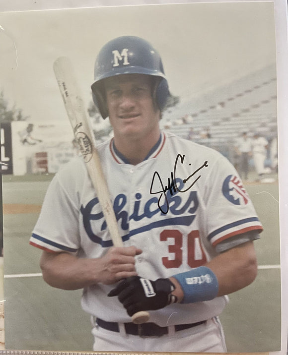 Jeff Conine Signed Autographed Glossy 8x10 Photo - Memphis Chicks