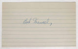 Bob Meusel (d. 1977) Signed Autographed Vintage Signature Card 8.5x11 Display - COA Matching Holograms