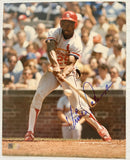 Vince Coleman Signed Autographed Glossy 8x10 Photo St. Louis Cardinals - AIV Authenticated