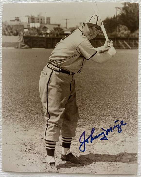 Johnny Mize (d. 1993) Signed Autographed Glossy 8x10 Photo - St. Louis Cardinals