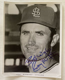 Jerry McNertney Signed Autographed Vintage Glossy 8x10 Photo - St. Louis Cardinals