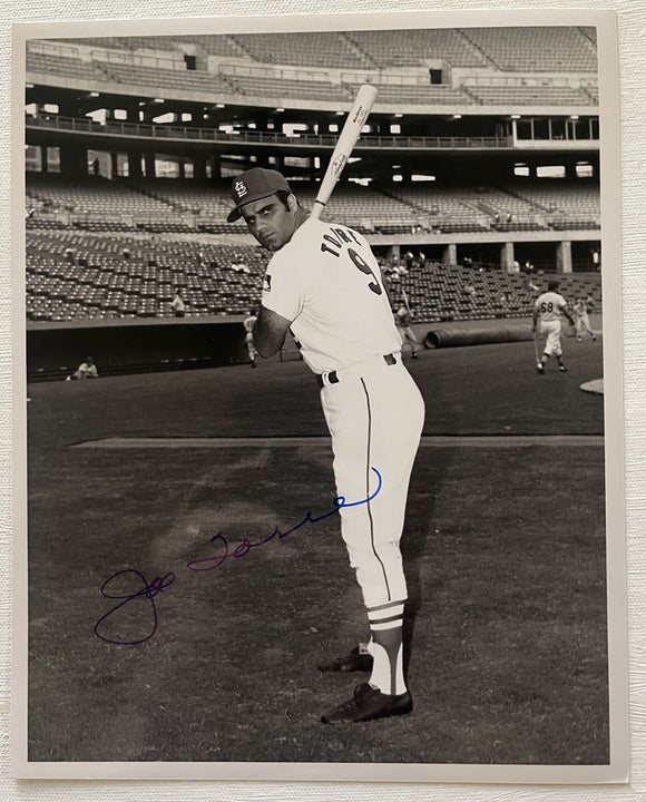 Joe Torre Signed Autographed Vintage Glossy 8x10 Photo - St. Louis Cardinals