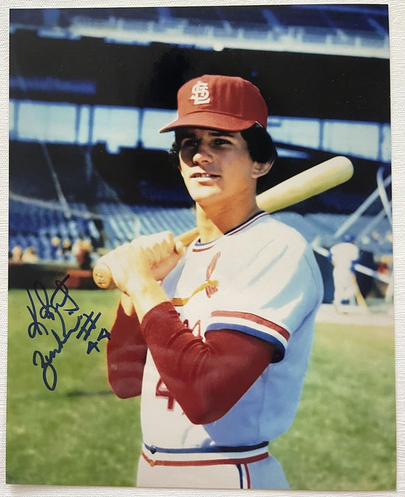 Ken Reitz (d. 2021) Signed Autographed Glossy 8x10 Photo - St. Louis Cardinals