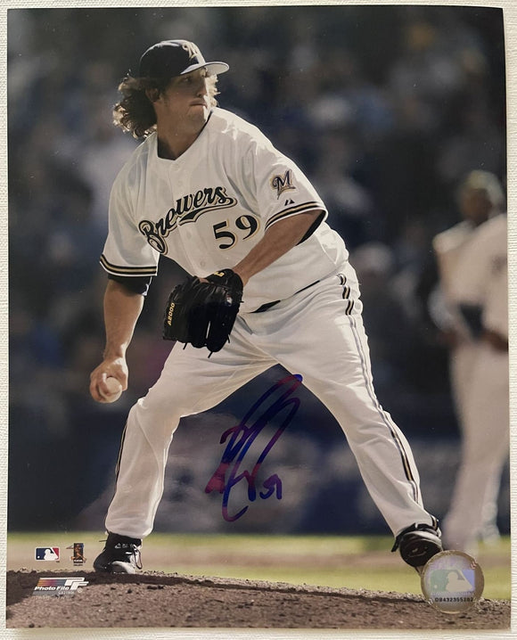 Derrick Turnbow Signed Autographed Glossy 8x10 Photo - Milwaukee Brewers