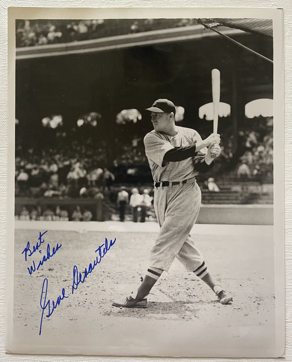 Gene Desautels (d. 1994) Signed Autographed Vintage Glossy 8x10 Photo - Boston Red Sox
