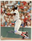 Ellis Burks Signed Autographed Glossy 8x10 Photo Boston Red Sox - Beckett BAS Authenticated