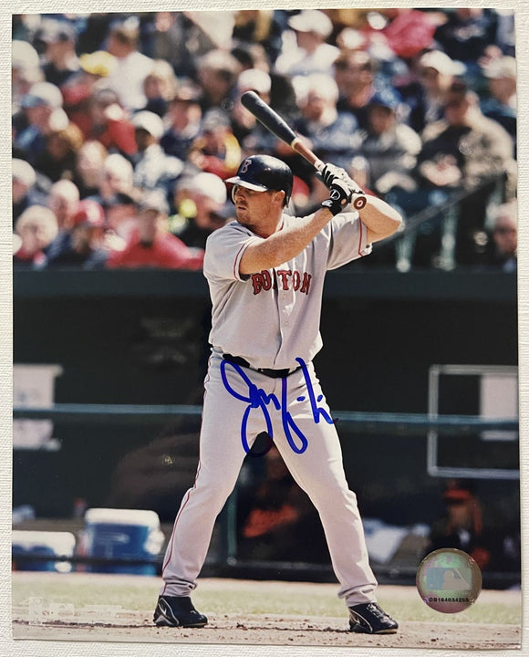 Jeremy Giambi (d. 2022) Signed Autographed Glossy 8x10 Photo - Boston Red Sox