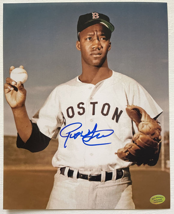 Pumpsie Green (d. 2019) Signed Autographed Glossy 8x10 Photo - Boston Red Sox