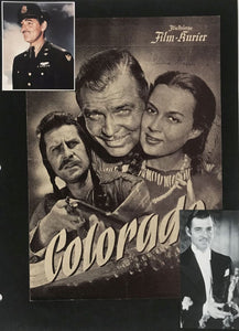 Clark Gable (d. 1960) Signed Autographed 8.5x11 Vintage Signature Display - Lifetime COA