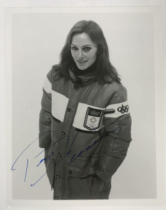 Peggy Fleming Signed Autographed Glossy 8x10 Photo - COA Matching Holograms