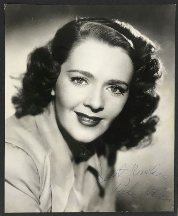 Ruby Keeler (d. 1993) Signed Autographed Vintage Glossy 7x9 Photo - COA Matching Holograms