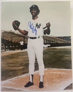 Rudy May Signed Autographed Glossy 8x10 Photo - New York Yankees