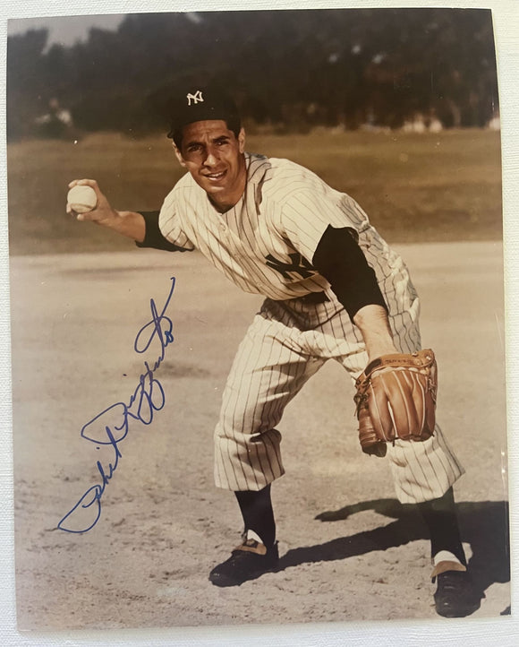 Phil Rizzuto (d. 2007) Signed Autographed Glossy 8x10 Photo - New York Yankees
