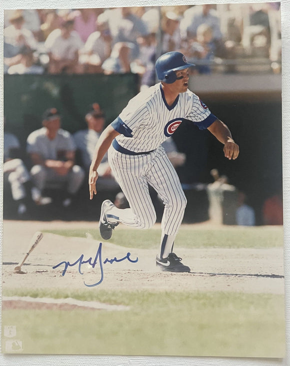 Mark Grace Signed Autographed Glossy 8x10 Photo - Chicago Cubs
