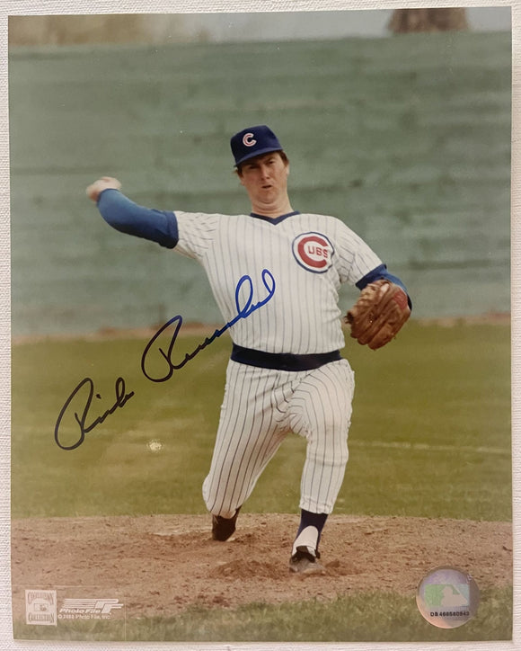 Rick Reuschel Signed Autographed Glossy 8x10 Photo - Chicago Cubs