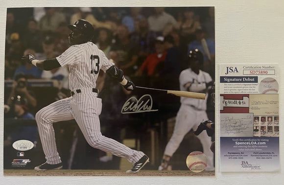 Estevan Florial Signed Autographed Glossy 8x10 Photo New York Yankees - JSA Authenticated