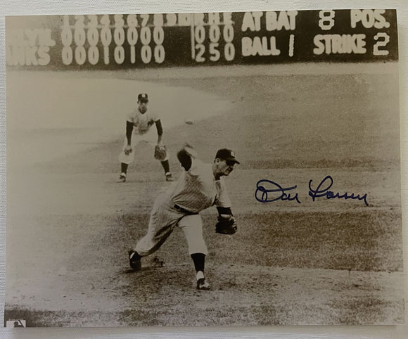 Don Larsen (d. 2020) Signed Autographed 1956 World Series Perfect Game Glossy 8x10 Photo - New York Yankees