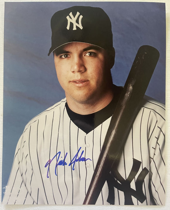 Nick Johnson Signed Autographed Glossy 8x10 Photo - New York Yankees