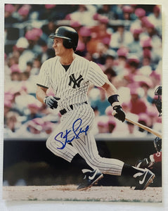 Steve Sax Signed Autographed Glossy 8x10 Photo - New York Yankees