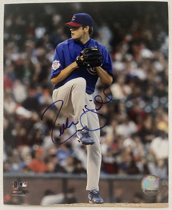 Rich Hill Signed Autographed Glossy 8x10 Photo - Chicago Cubs