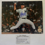 John Wetteland Signed Autographed Glossy 8x10 Photo New York Yankees - Leaf Authenticated