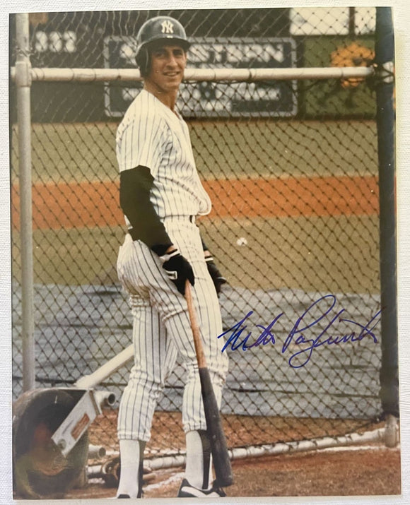 Mike Pagliarulo Signed Autographed Glossy 8x10 Photo - New York Yankees