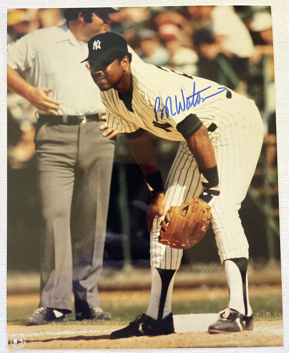 Bob Watson (d. 2020) Signed Autographed Glossy 8x10 Photo New York Yankees - Stacks of Plaques