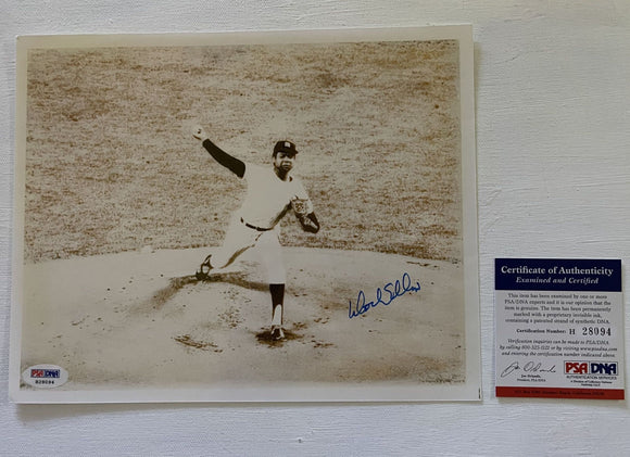 Dock Ellis (d. 2008) Signed Autographed Glossy 8x10 Photo New York Yankees - PSA/DNA Authenticated