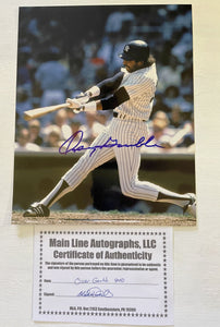 Oscar Gamble (d. 2018) Signed Autographed Glossy 8x10 Photo - New York Yankees