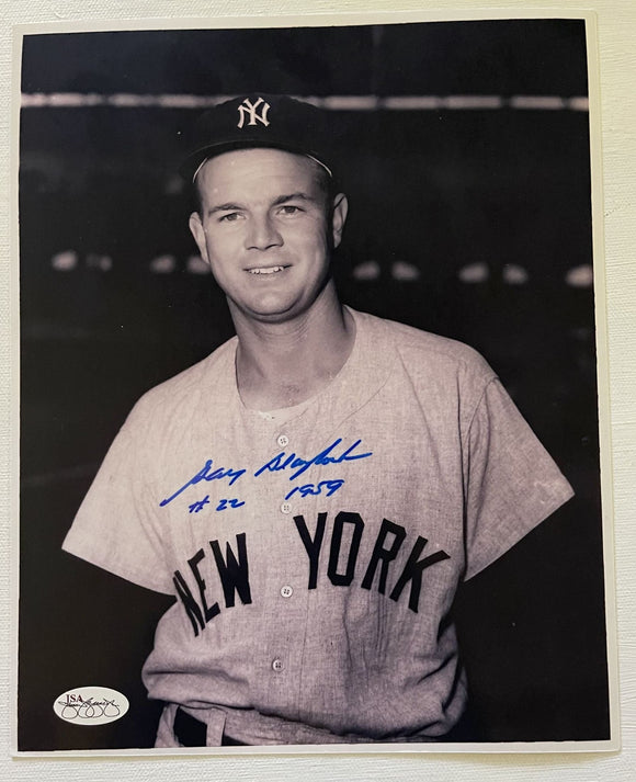 Gary Blaylock Signed Autographed Glossy 8x10 Photo New York Yankees - JSA Authenticated