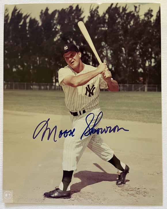 Moose Skowron (d. 2012) Signed Autographed Glossy 8x10 Photo - New York Yankees