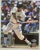 Ben Zobrist Signed Autographed Glossy 8x10 Photo Chicago Cubs - Beckett BAS Authenticated