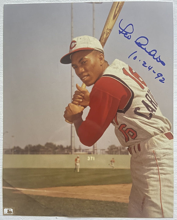 Leo Cardenas Signed Autographed Glossy 8x10 Photo - Cincinnati Reds