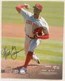 Hunter Greene Signed Autographed Glossy 8x10 Photo Cincinnati Reds - MLB/Fanatics Authenticated